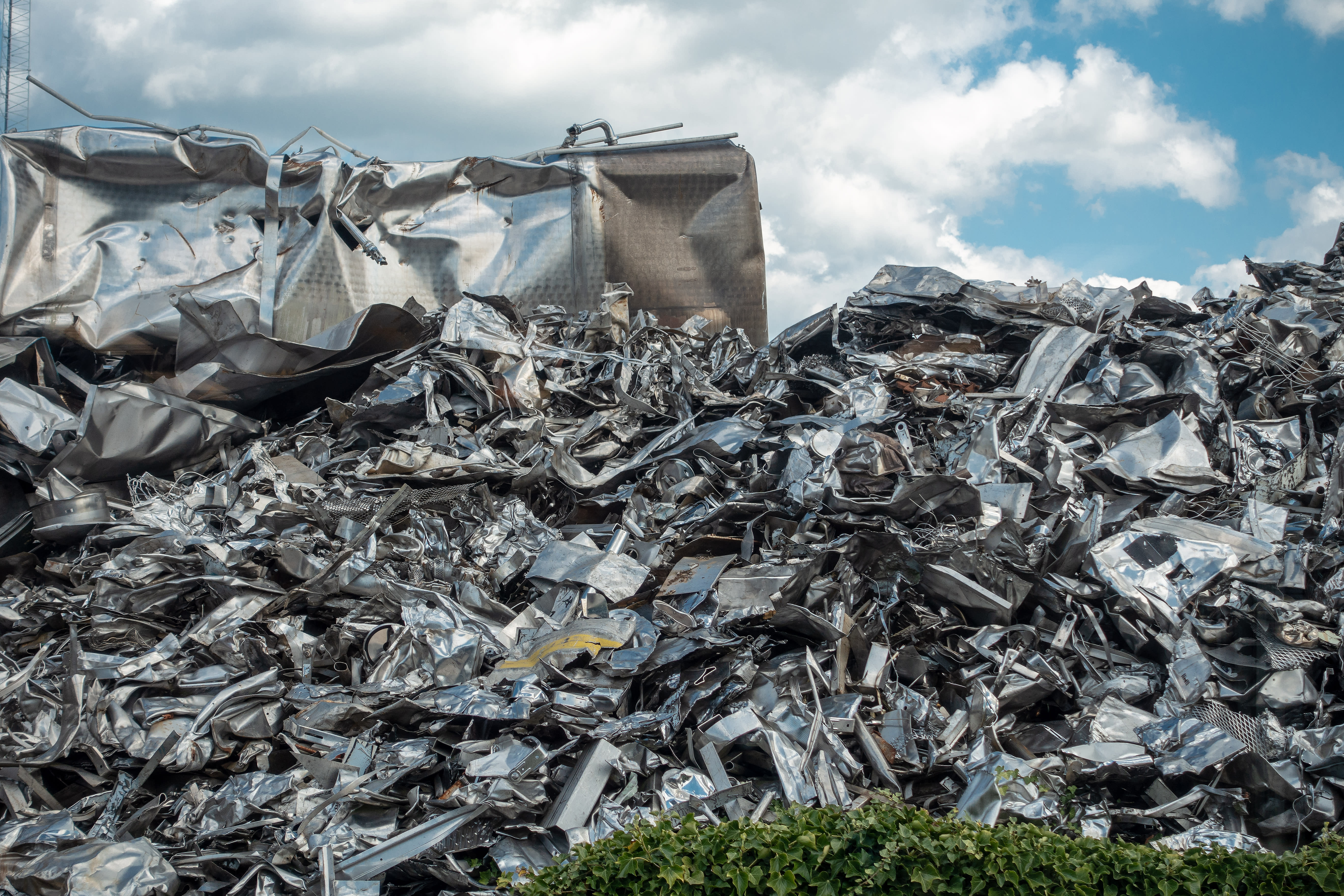 Image of a scrap yard.